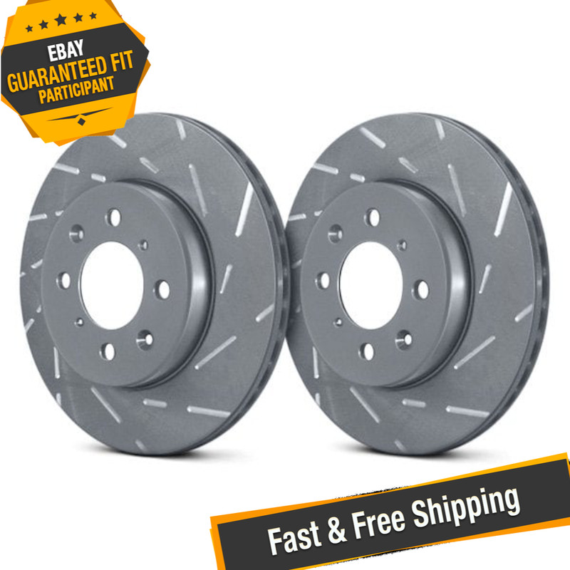 EBC USR BlackDash Series Sport Slotted Brake Rotors for 06-14 Ford Mustang