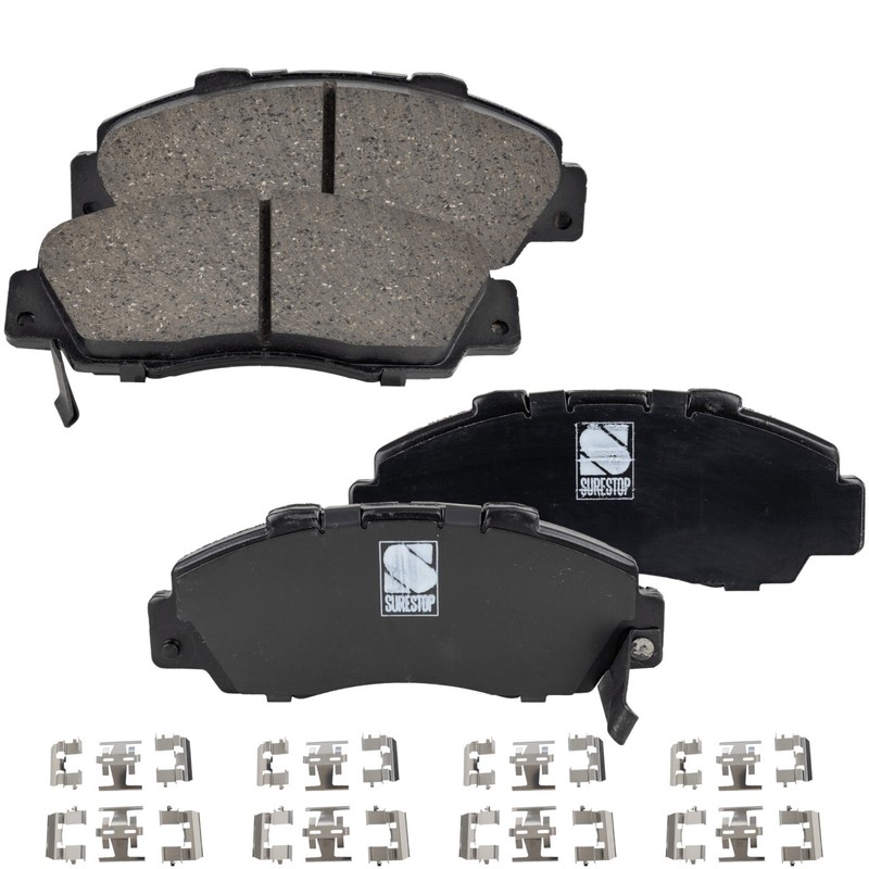 Front Ceramic Brake Pad Set For 1991-2002 Honda Accord 1997-2001 Honda CR-V