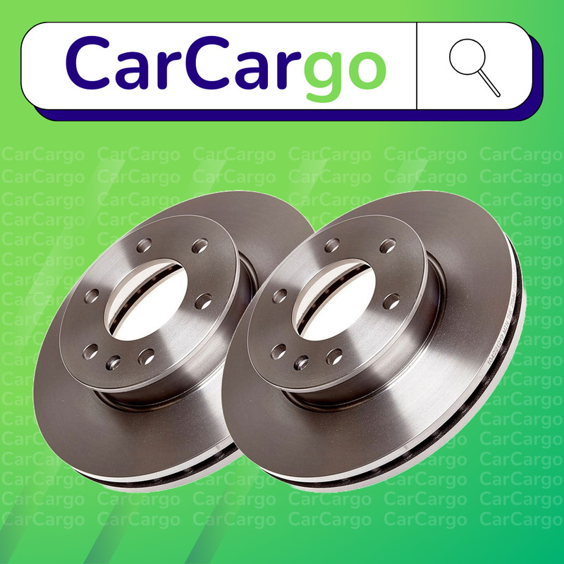 Vented Front Brake Discs Mercedes Sprinter 5-T 509 CDI 2006-2009 300 mm
