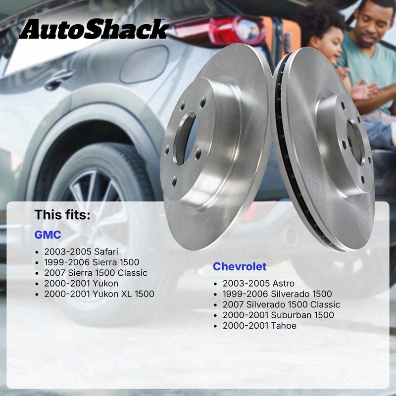 Front Rear Brake Rotors Set for Chevy Silverado 1500 1999-2006 gallery