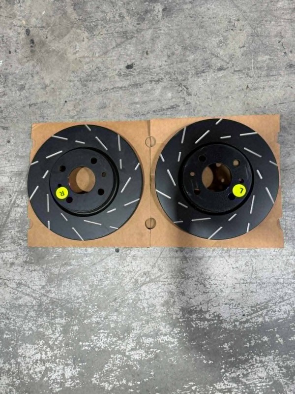 EBC USR Front Slotted Rotors For 13-19 Fiat 500