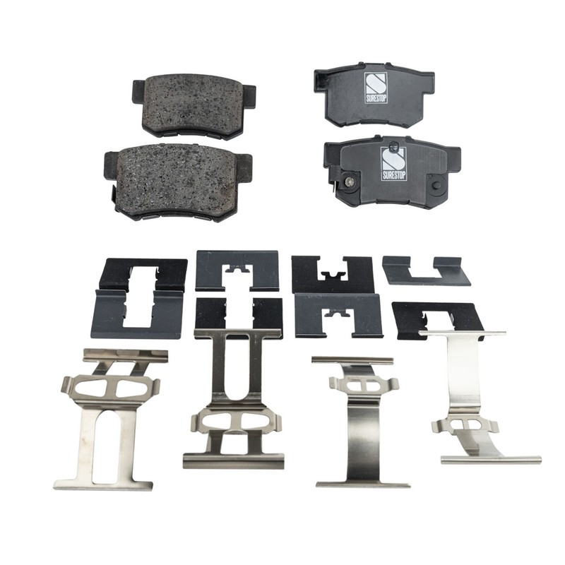 Brake Disc and Pad Kit For 2003-2007 Honda Accord Front and Rear Ceramic gallery