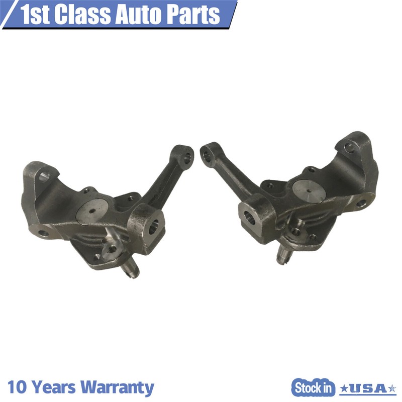 2x Forged Steel 1-Piece 2″ Drop Spindles Pair For 74-78 Ford Mustang II Pinto V6