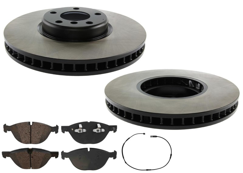 Front Carbon Coated Rotors & EPS Brake Pads Fits BMW 650i 2012 2013 2014 2018