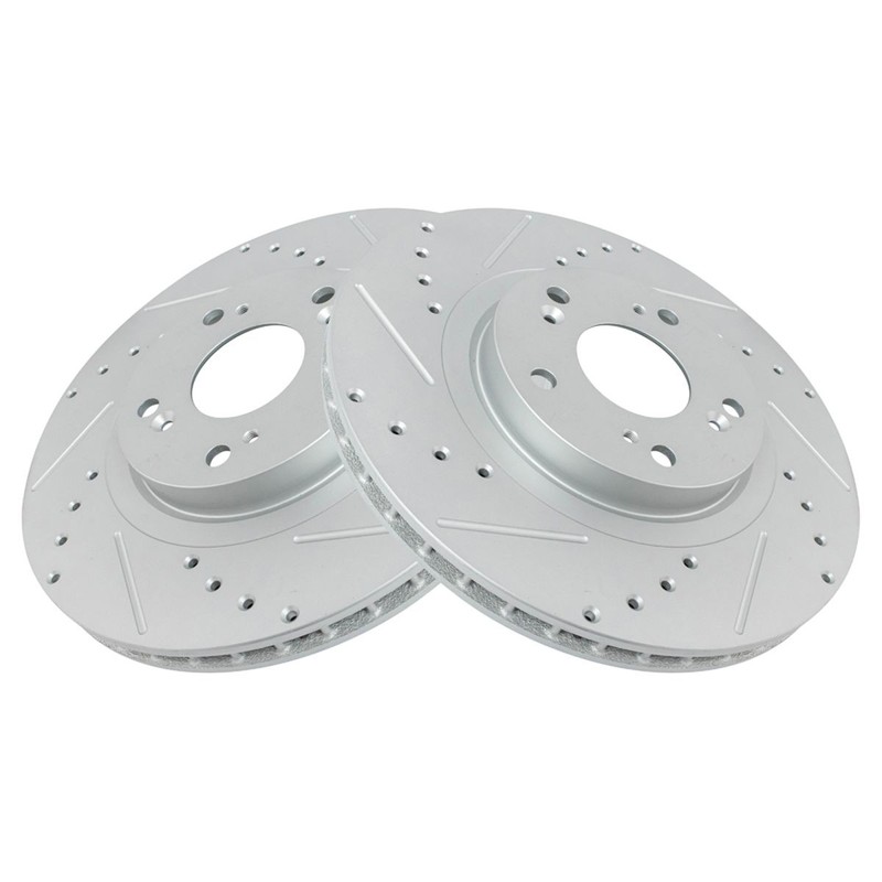 Front & Rear Performance Brake Rotor, Ceramic Pad Kit For Honda CR-V gallery