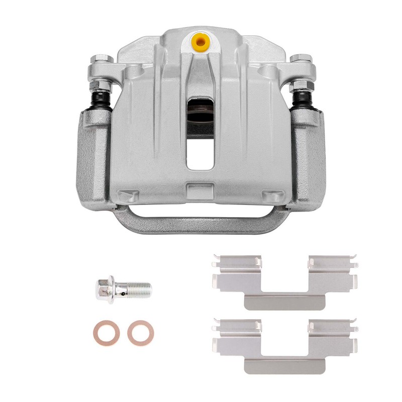 325mm Rear Drilled Rotor Left Caliper Brake Pads for 03-06 Silverado Sierra 1500 gallery