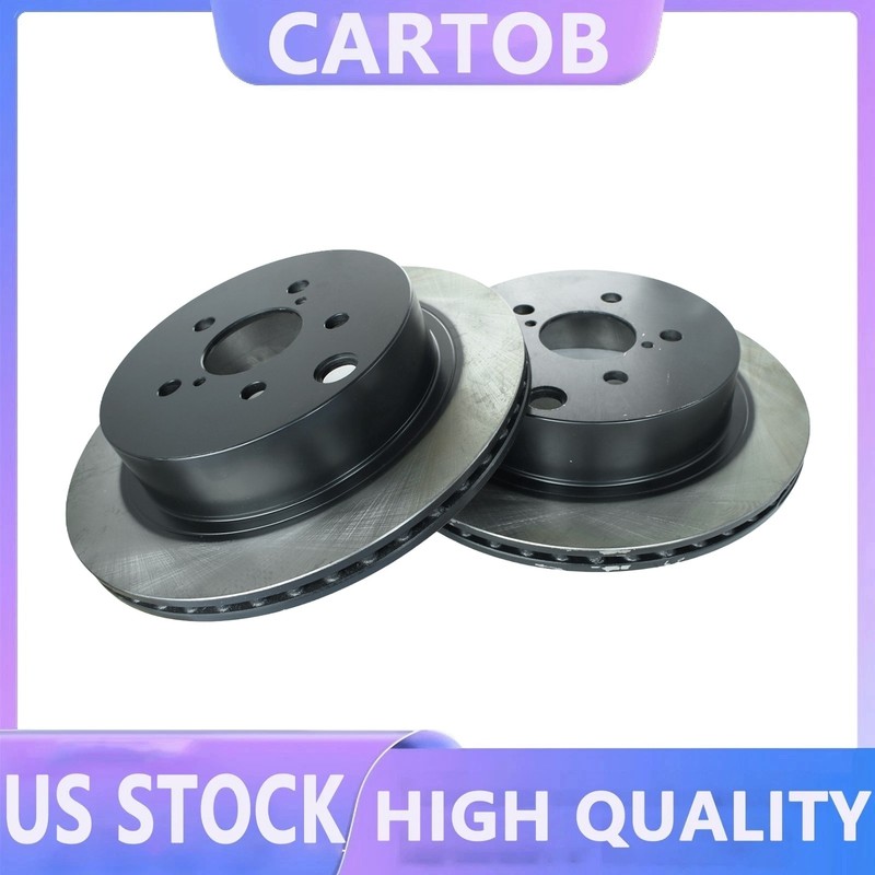 Pair Rear Brake Disc Rotor Fits 2014-2018 Subaru Forester 2.0L 26700SG000 LH+RH
