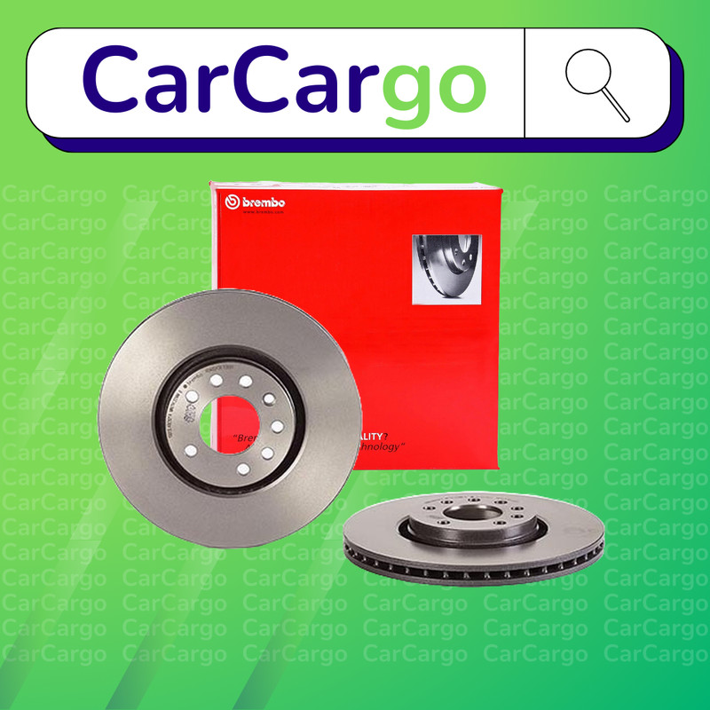 Brembo Vented Front Brake Discs Pair Opel Astra 1.9 CDTI 16V 2004-2010 308 mm