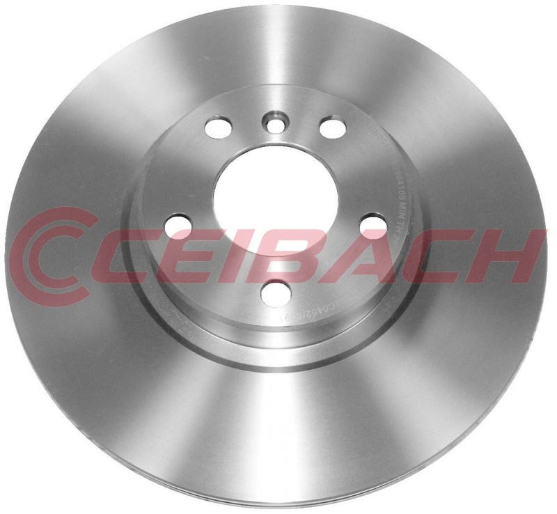 2x Ceibach Front Brake Discs Pair 348mm Vented Fits Bmw X5 X6 34116771986