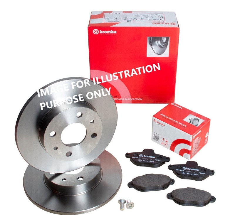 FOR AUDI Q3 2.0 45TFSI F3 BREMBO REAR BRAKE DISCS 310MM & BRAKE PADS SET
