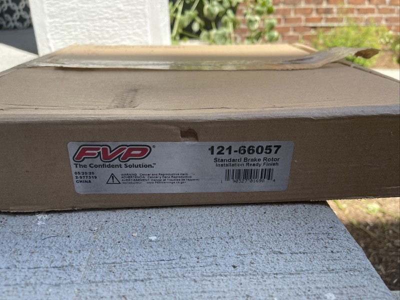 FVP 121-66057 Brake Rotors