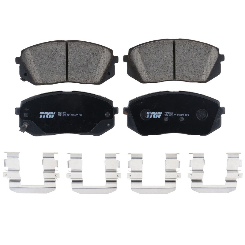 Front Brake Kit 280mm Rotors & TRW Pro Ceramic Pads For Hyundai Kona Kia Seltos gallery