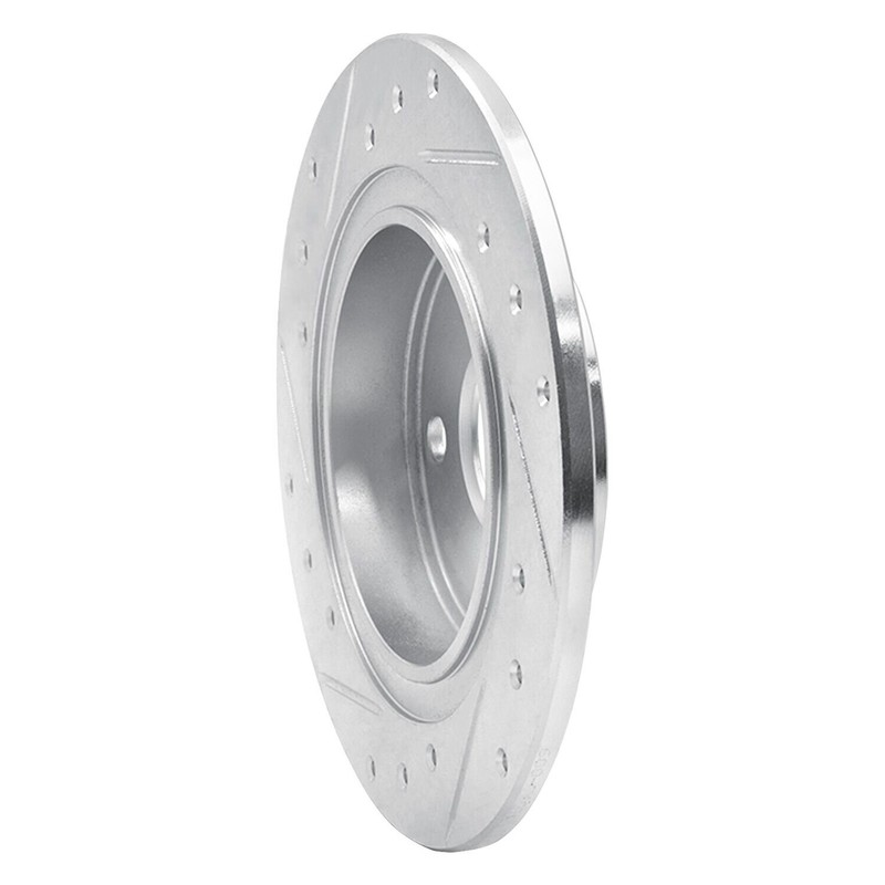 For Toyota Corolla 87-91 Brake Rotor eLINE Drilled & Slotted 1-Piece Rear gallery