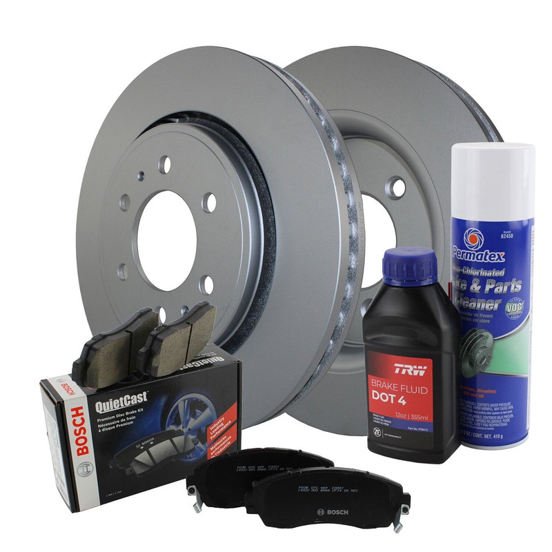 Front Brake Kit 350mm Rotors Bosch Ceramic Pads For Expedition Navigator 5.4L V8