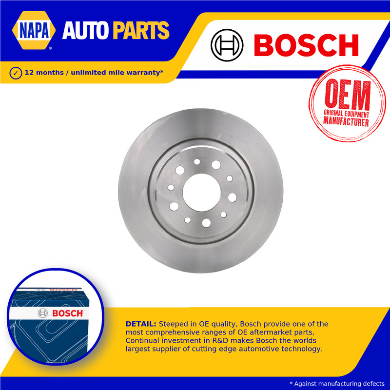 2x Brake Discs Pair Solid fits ALFA ROMEO 147 937 3.2 Rear 03 to 10 932A.000 Set