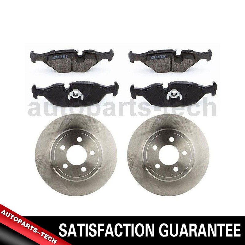 Brake Pad Brake Rotor Fits BMW 535is BMW 633CSi BMW 635CSi BMW L6 BMW M6