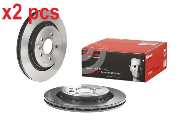 X2 PCS L&R SIDES BRAKE DISC 09.9587.11