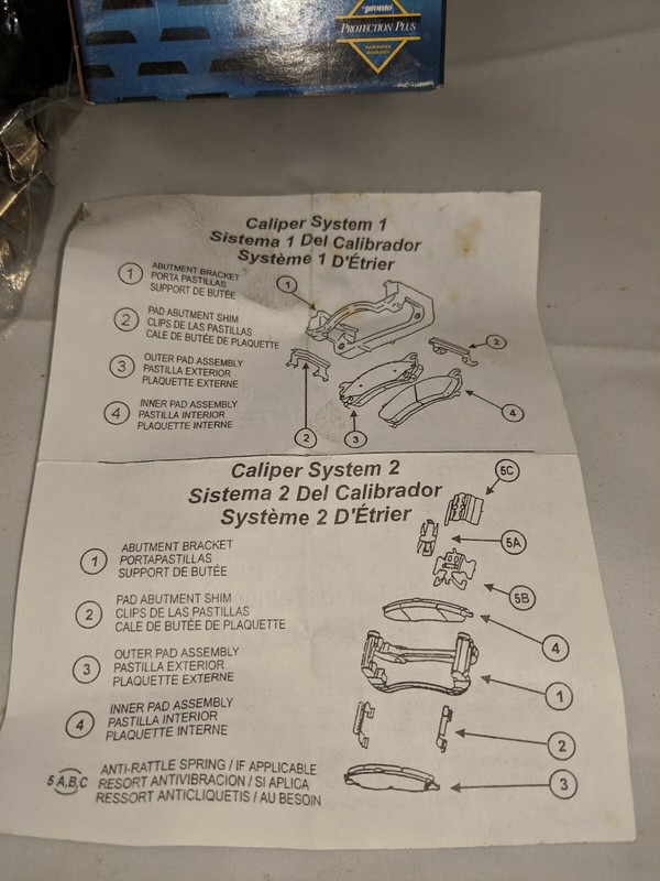 Pronto Disc Brake Hardware Kit Front HW5866, New, Sealed in Bag gallery