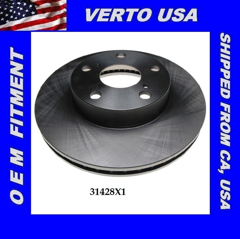 Front Brake Rotor For 2005 to 2015 Toyota Tacoma With 5 Lug wheel Type