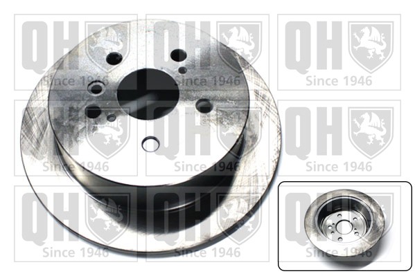 2x Brake Discs Pair Solid fits LEXUS RX400h 3.3 Rear 05 to 08 3MZ-FE 288mm Set gallery