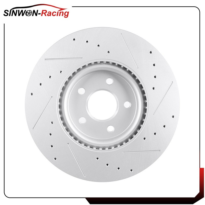 4 pcs Front Rear Brake Disc Rotors For Ford Transit Connect 2014-2015 Drill Slot gallery