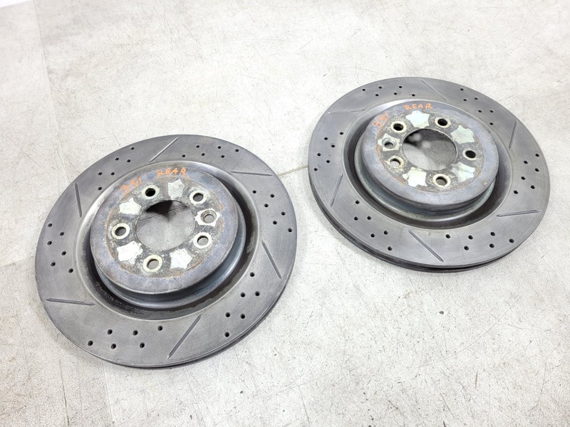 RANGE ROVER VOGUE L405 13-18 4.4 365mm DIAMETER REAR VENTED BRAKE DISC PAIR