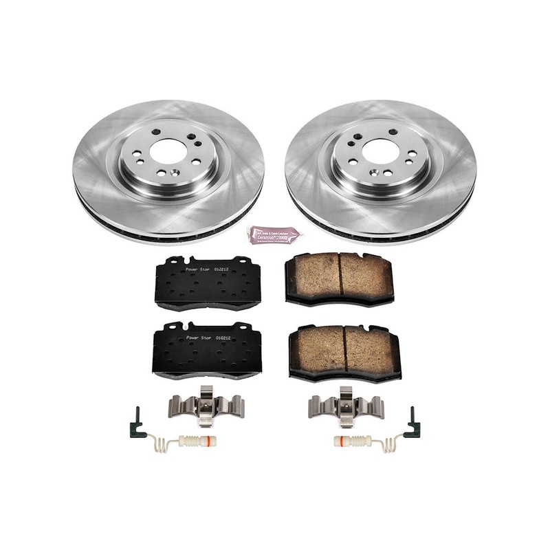 KOE5236 Powerstop Brake Disc and Pad Kits 2-Wheel Set Front for MB Mercedes gallery