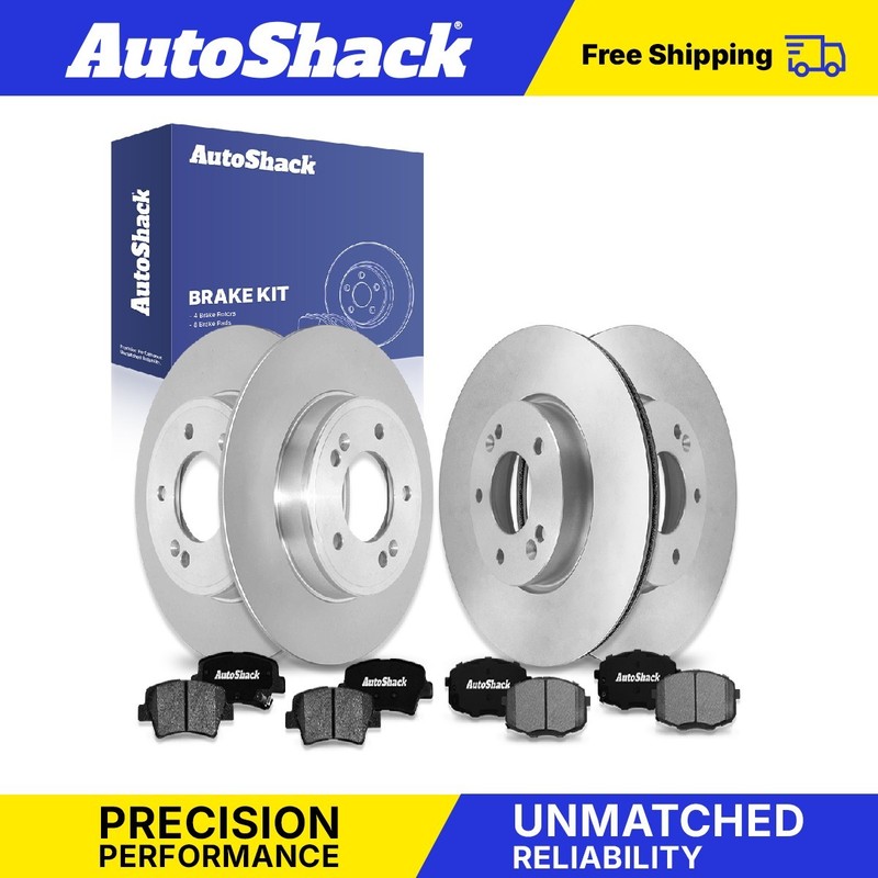 Front Rear Brake Rotors Ceramic Pads for 2017-2019 Kia Soul 2019-2022 Kia Forte