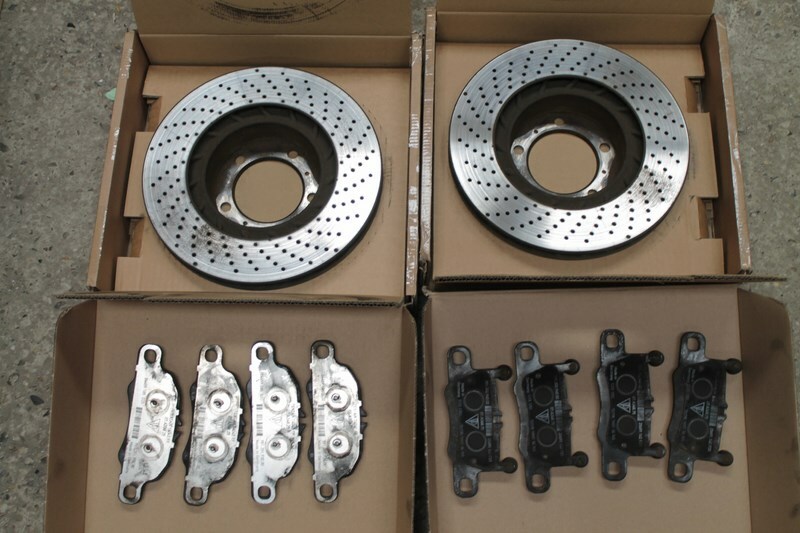 Porsche Boxster 718 982 brake pads brake pads front brake discs complete