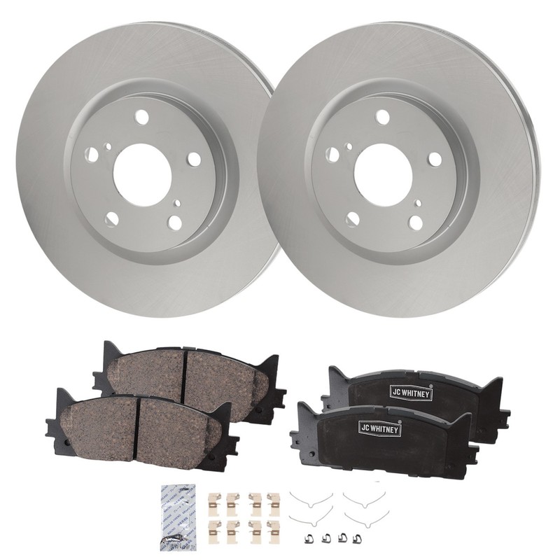Front Brake Disc Rotors and Pads Kit for Toyota Avalon Lexus ES350 ES300h Camry