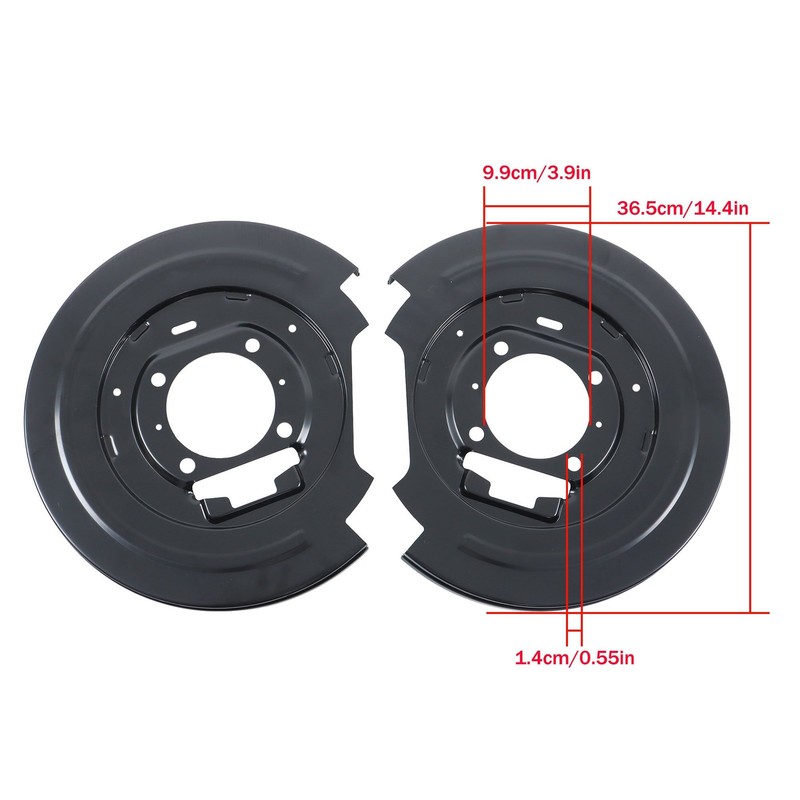 For Ford Expedition F150 Pair 1997-2000 Rear Disc Brake Dust Shield 924-215 gallery