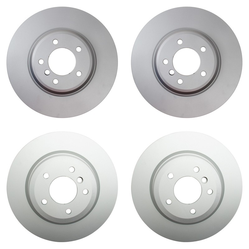 Hella Front 348mm & Rear 336mm Brake Rotors Kit For E92 335i xDrive 335is 335xi