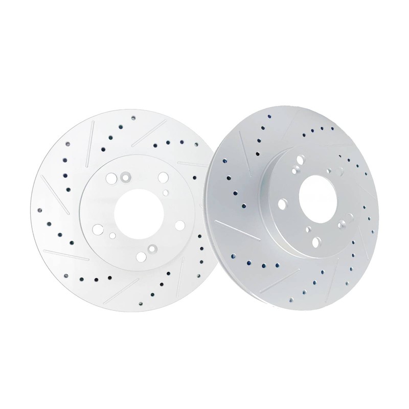 282mm Front Drilled Brake Rotors for Honda Accord 2003-2012 CR-V 2002-2004