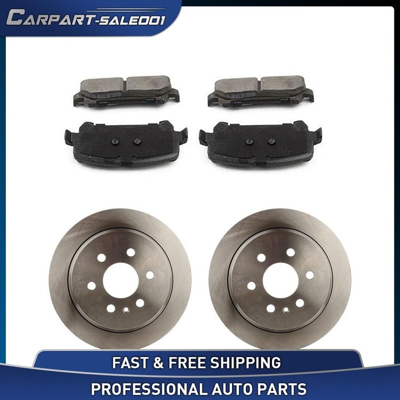 For 2015-2019 Chevrolet Colorado OE Rear Disc Rotors Ceramic Brake Pads