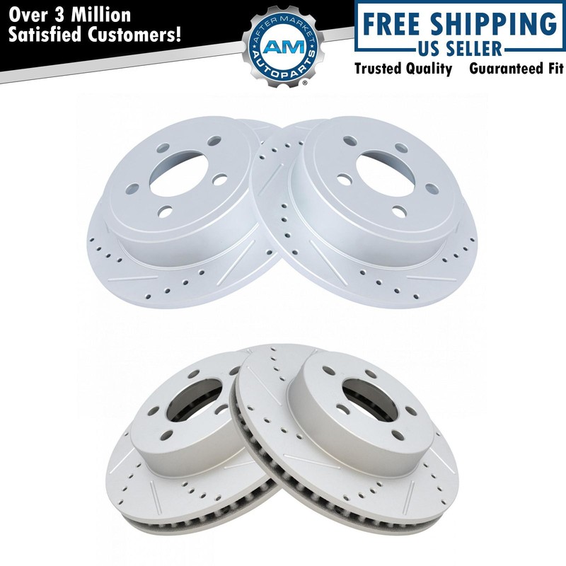 Brake Performance Rotor Front & Rear Kit of 4 for 03-07 Jeep Liberty NEW