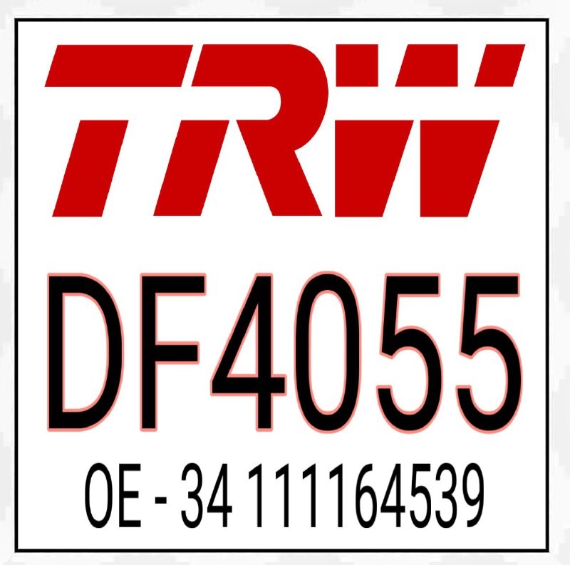 2x TRW DF4055 Brake Disc 300mm Front for BMW 3 E46 Z3 E36 Z4 E85 1.8-3.0D gallery