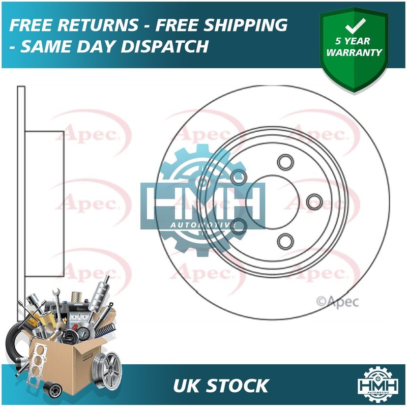 Fits Chrysler 300 C 2006-2011 3.0 CRD Brake Disc Rear Poppy 4779208AB