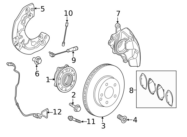 Genuine Mercedes-Benz Disc Brake Rotor 257-421-04-00 gallery