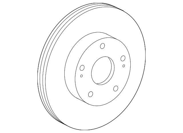 Genuine Lexus Disc Brake Rotor 43512-30320