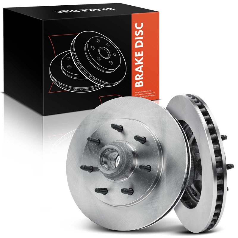 2Pcs Disc Brake Rotors for Ford F-150 2000-2003 F-250 1997-1999 F-150 Heritage