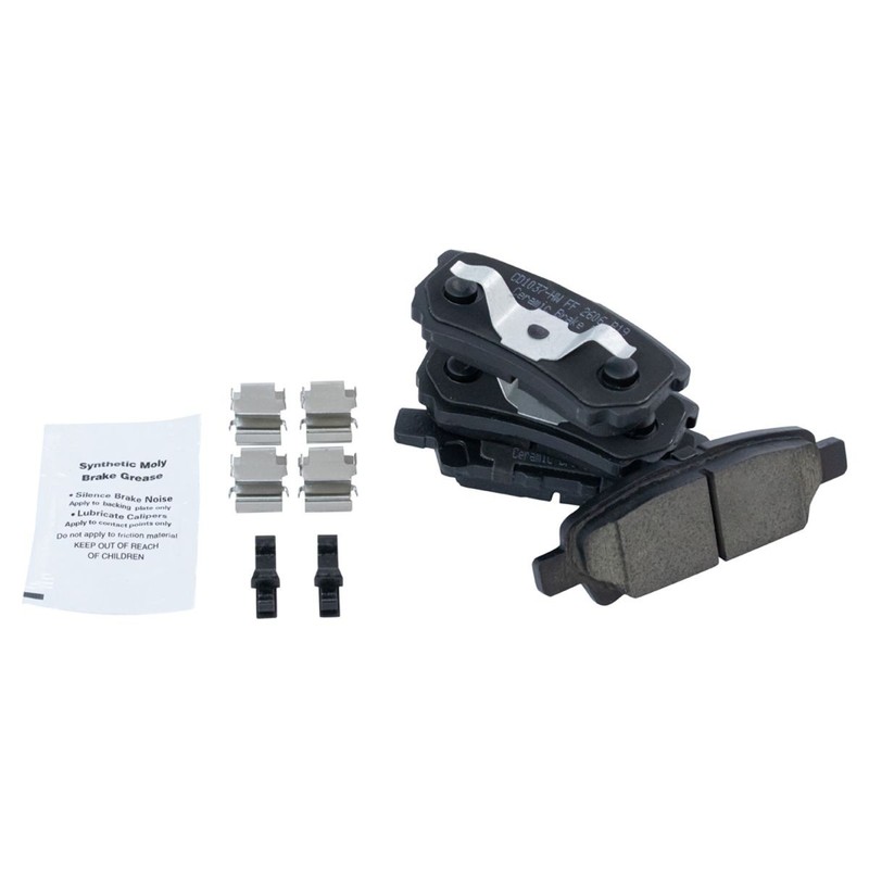 TRQ Front & Rear Ceramic Brake Pad & Disc Rotor Kit for Jeep Compass Patriot gallery
