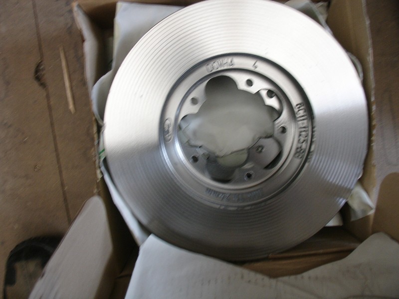 1547061 x2 FRONT Brake Disc for Ford Transit 2006-2014