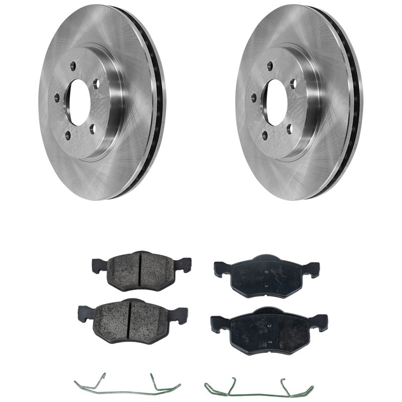 Brake Disc Rotor and Pad Kit For 2005-2007 Ford Escape Mercury Mariner Front