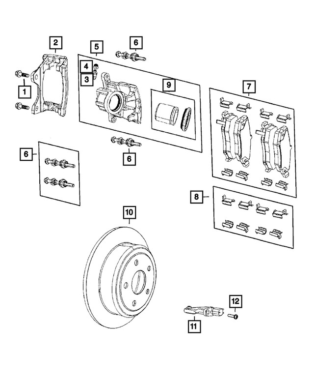 Genuine Mopar Brake Rotor 52060147aa gallery