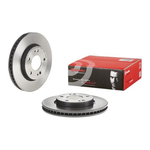 Brembo 09.A148.11 Disc Brake Rotor Front Gray Cast Iron For Mitsubishi Outlander