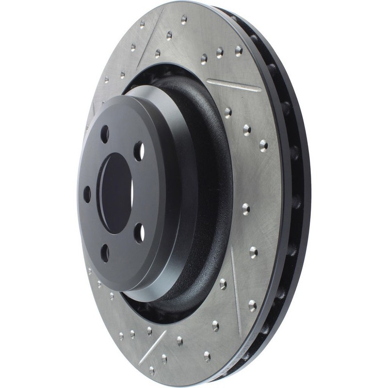 StopTech 127.63064R Rear Right Drilled Disc Brake Rotor for 2008-2019 Challenger gallery