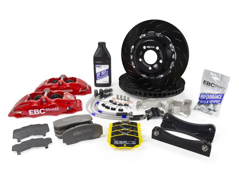 EBC Racing 12-21 Subaru BRZ/Toyota GT86 Red Apollo-4 Calipers 330mm Rotors Front