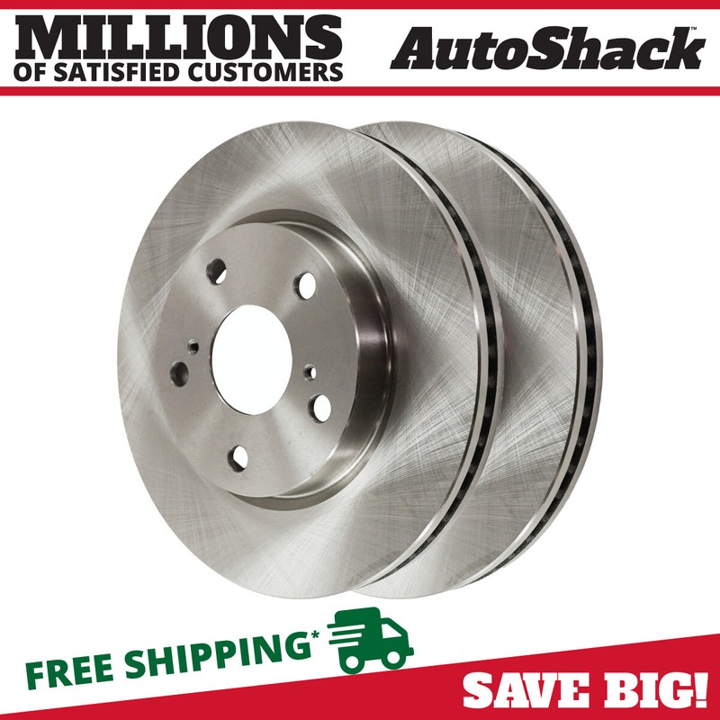 Front Brake Rotors Pair 2 for Toyota RAV4 Prius V Scion xB Lexus HS250h 2.5L