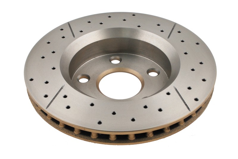 DBA DBA2536X Street XS Gold Brake Rotor for 2007-2018 Jeep Wrangler JK Front