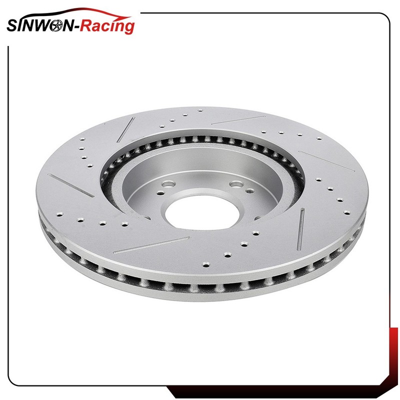 Front Brake Rotors & Ceramic Brake Pads For Mitsubishi Eclipse Drill & Slot gallery